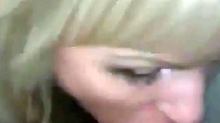 Russian Secretary Amateur Blowjob and Cum in Mouth