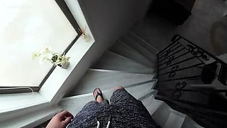 My Hot Brunette Friend Laura Quest Sleeps Over - Real Homemade Blowjob & Cowgirl Sex in 4K