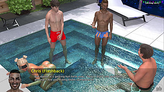 According to Sofia by Grima Grima - Pool Party with Anal Dares, Blonde Girls Gives It All 4