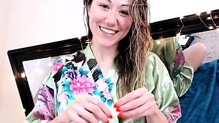 Amateur Asian Webcam Strip Masturbation