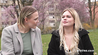 Ersties - Real Date, Real Lust - Nina finger Emma anal until moaning