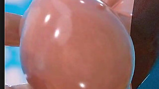 Fat Ass Fortnite Slut Getting Her Tight Oiled up Pussy Fucked