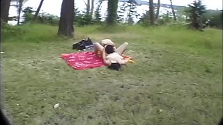 Real Life In Lesbo Lovers Outdoor Pussy Licking
