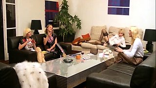 Hot blonde navy babes share lesbian pleasures