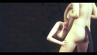 Naruto Hentai - Ino Gets Fucked in Mouth and Ass Through a Wall - Japanese Asian Manga Anime Film Game Porn