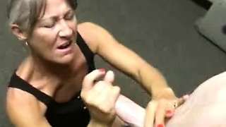 Sexy cougar Leilani Lei spots Mikey and wants to make him
