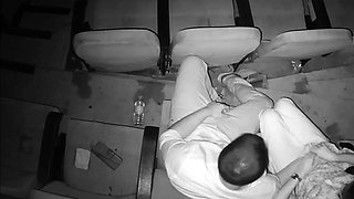 Horny College Lovers Romance In Theatre