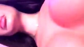 Big boobs milf masturbates with her dildo