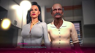 Goro Fingers Christine - Hot American Wife Enjoys Fingering in 3D HD Scene