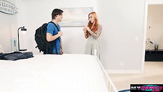 BIG TITS MILF RIDES HUSBANDS COCK BEFORE WIFE