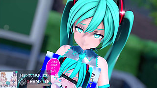 mmd r18 Hatsune Miku want to fuck blowjob big tits