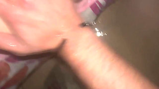 Foot Goddess MILF Pussy Stretch, Squirt Fountain with a Sensual Dick Suck