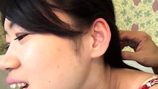 Rio Hamasaki lovely japanese model shows off her big boobs