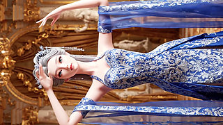 The Joy of Beautiful Girls Presenting Sheer Fashion: Radiant Jewels 3D Anime AI-Generated