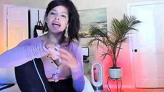 Big boobs webcam slut toys her asshole