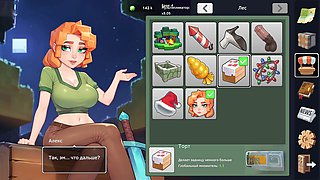 Red-haired cutie Alenkah gets a wild triple penetration and footjob experience