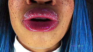 Seductive Glossy Lips Edging JOI- Goddess Rosie Reed