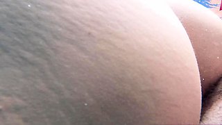 German slut on vacation at the pool anal fucked POV