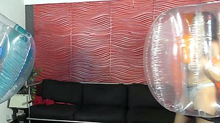 Bubble boobs fun with DaCada and Ashley Cumstar