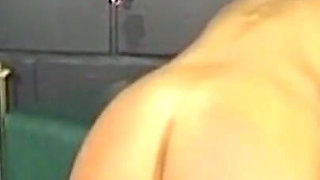 Mature Brunette MILF Caned Hard While Chained