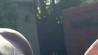 3 MILFs - 1 BBC. Spontaneous Blowjob in the Pool