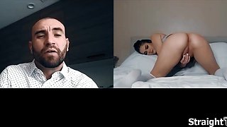 You really want me to get naked and touch my pussy stepdad?