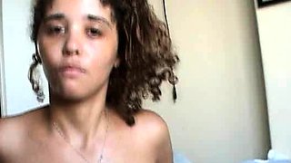 Cumshot loving blonde teen amateur facialized in the kitchen