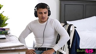 Keep Fucking Me From Behind While I Study," Megan Marx Gasps Hard