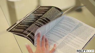 The black stud enjoys the cock rides of the insatiable blonde Silvia Saige