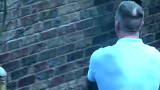 Stockinged milf riding a big wang