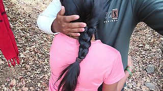 Fast Time College Girl and Boy Having Sex in the Forest Jungle