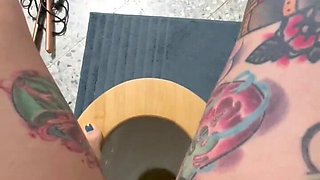Pissing in the Toilet