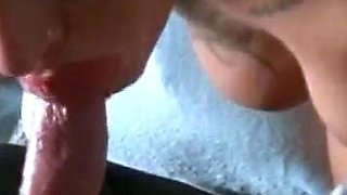 Homemade amateur riding cock cumshot swallow in lingerie