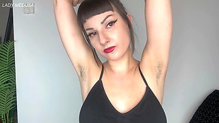 Sensual Hairy Armpits Worship