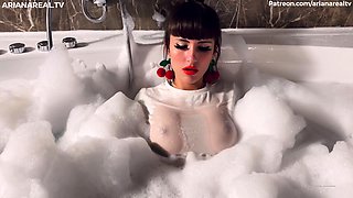 Beautiful brunette in sexy solo fingering masturbation 1 wmv