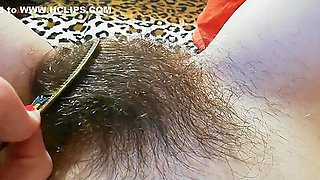 Hairy bush big clit pussy compilation