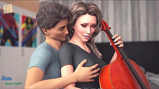 Steamy tales featuring a hot blonde in a 3D visual novel