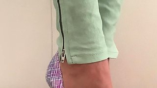 Foot fetish Close up feet and toes tease