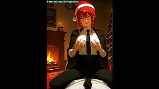 Makima’s New Year Tease – AI Anime Blowjob and Cowgirl POV