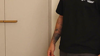 Oil Massage on a Shared Hotel Bed Step Mom Drops Her Straps for Step Son