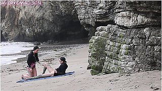 Playing With Myself Watching Hot Couple Fuck On The Beach