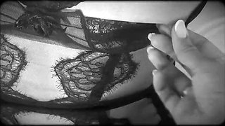 StepMommy dom milking sissy boy in sexy lingerie and stockings