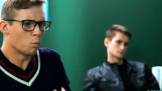 Femboi twink anal lesson