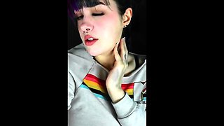 Fetish babe sucks cock in lingerie