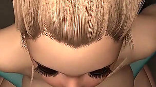 Point of View Busty Blonde Babe Hot Blowjob Titfuck & Mouth