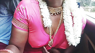 Full Video Telugu Dirty Talks, sexy saree indian telugu aunty sex with auto driver, car sex