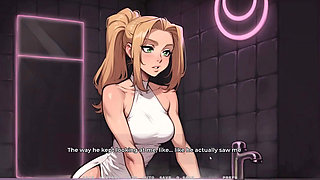 My New Girlfriend Taboo Hentai Game Ep.63 Two Step Sisters Taking Care of a Huge BBC in the Club Toilet!