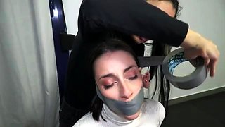 Liricaa And Andys Bondage Competition On Liz Rainbow And