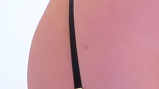 Perfect Little Blonde Comes Back From a Party and Masturbates Until She Squirts Three Times. First Time Butt Plug
