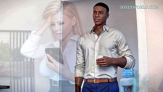 Blonde Housewife Cheats With BBC Crush And Gets Dominated (3